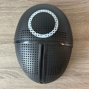 Black Mesh Squid Game Style Mask Costume Cosplay Face Mask